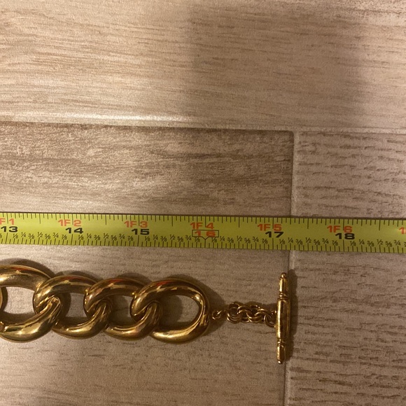 Vintage chunky chain with crystal link KJL 1980-86 - Picture 9 of 9